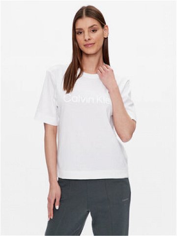 Calvin Klein Performance T-Shirt 00GWS3K128 Bílá Relaxed Fit