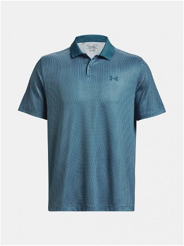 Modré vzorované sportovní polo tričko Under Armour UA Perf 3 0 Printed Polo