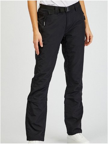Černé dámské sportovní kalhoty s odepínací nohavicí SAM73 Aries