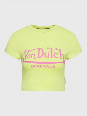 Von Dutch T-Shirt Arta 6230061 Zelená Regular Fit