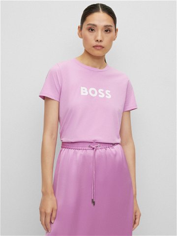 Boss T-Shirt 50468356 Růžová Regular Fit