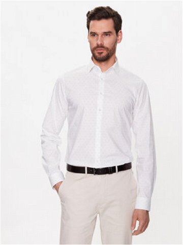 Calvin Klein Košile K10K111289 Bílá Slim Fit