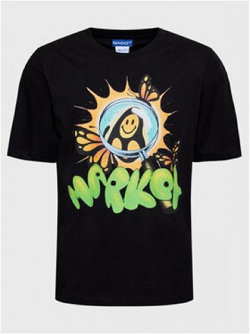Market T-Shirt SMILEY 399001349 Černá Regular Fit