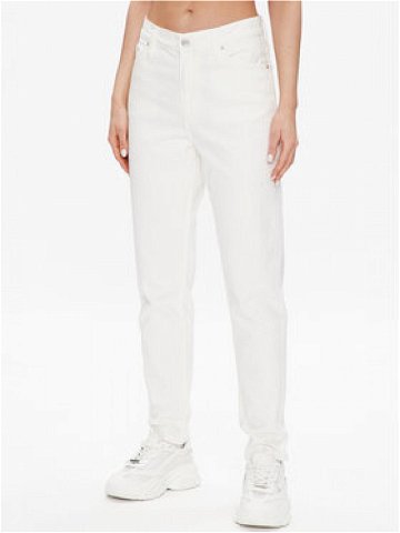 Calvin Klein Jeans Jeansy J20J220603 Bílá Regular Fit
