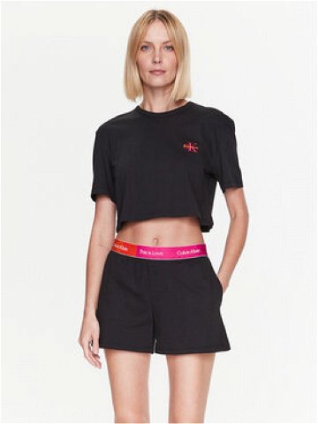 Calvin Klein Underwear Pyžamo 000QS6971E Černá Regular Fit