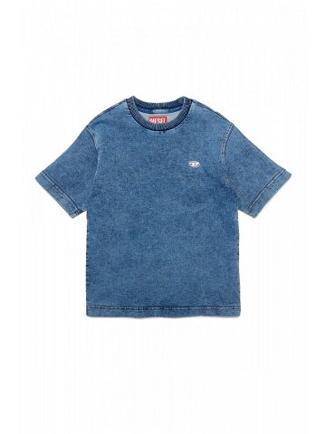 Tričko diesel tbiggor-ne-over jjj t-shirt modrá 8y
