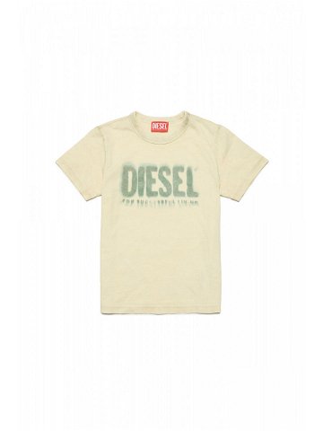 Tričko diesel tdiegore6 t-shirt žlutá 6y