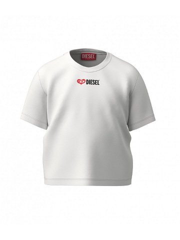 Tričko diesel ltcrid t-shirts bílá 4y