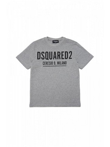 Tričko dsquared relax t-shirt šedá 6y