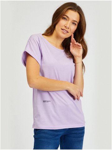 Světle fialové dámské tričko SAM73 Dorado