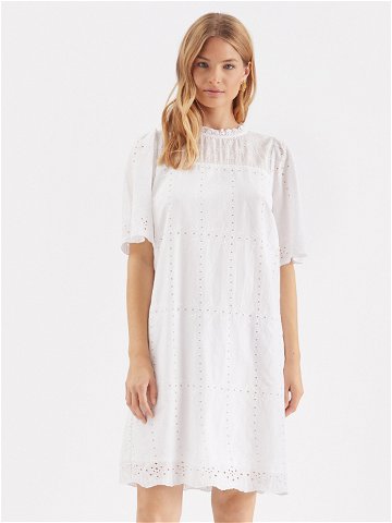 Cream Každodenní šaty Moccamia 10611191 Bílá Regular Fit
