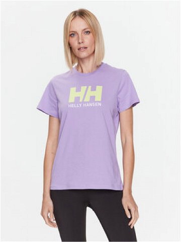 Helly Hansen T-Shirt Logo 34112 Fialová Regular Fit