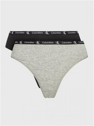 Calvin Klein Underwear Sada 2 kusů klasických kalhotek 000QD3991E Barevná