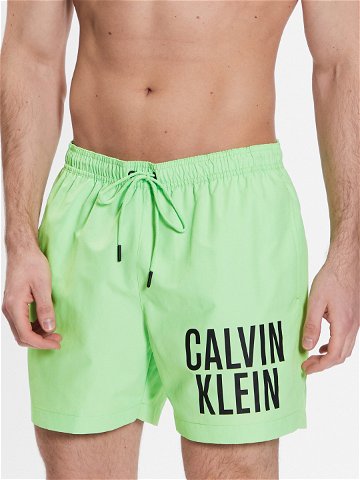 Calvin Klein Swimwear Plavecké šortky KM0KM00794 Zelená Regular Fit