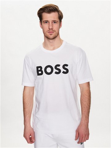 Boss T-Shirt 50483774 Bílá Relaxed Fit