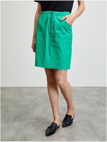 Zelená sukně s kapsami ZOOT lab Zoe