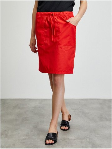 Červená sukně s kapsami ZOOT lab Zoe