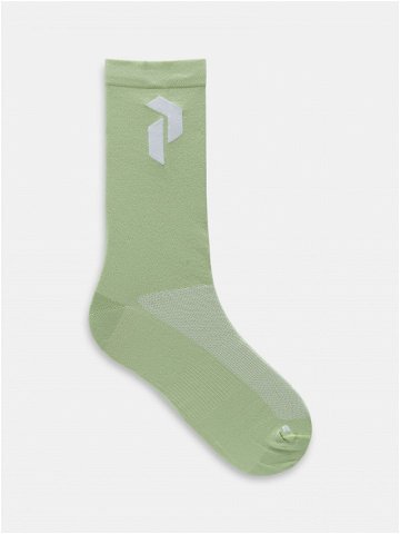 Ponožky peak performance crew sock zelená 42 45