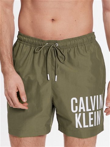 Calvin Klein Swimwear Plavecké šortky KM0KM00794 Béžová Regular Fit