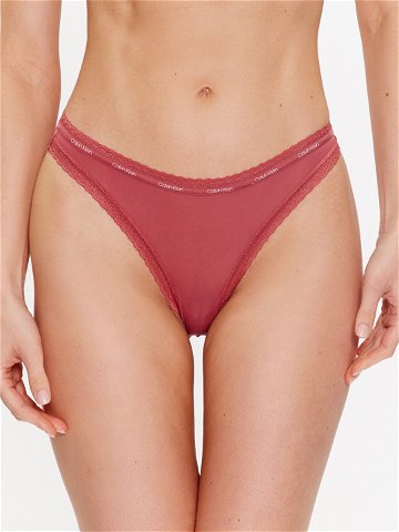 Calvin Klein Underwear Kalhotky string 000QD3763E Růžová