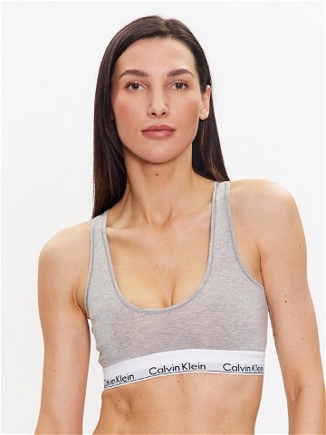 Calvin Klein Underwear Podprsenkový top Unlined 000QF7214E Šedá