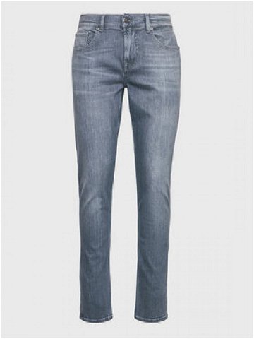 7 For All Mankind Jeansy Slimmy Tepered JSMXC110TS Šedá Slim Tapered Fit