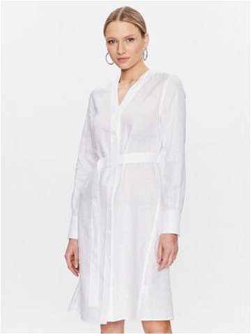 Calvin Klein Košilové šaty K20K205245 Bílá Regular Fit