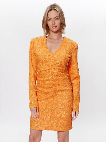 Gestuz Koktejlové šaty Maisie 10906936 Oranžová Slim Fit