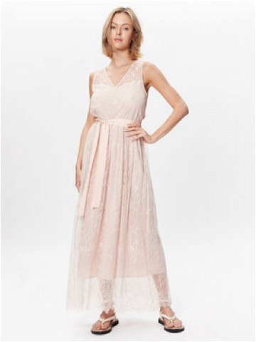TWINSET Letní šaty 231TT2170 Růžová Regular Fit