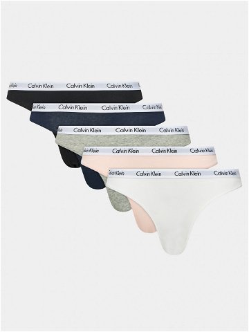 Calvin Klein Underwear Set 5 kusů klasických kalhotek 000QD3586E Barevná