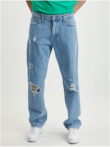 Modré pánské straight fit džíny Tom Tailor Denim
