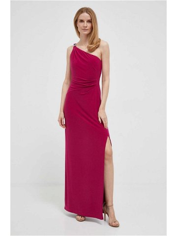 Šaty Lauren Ralph Lauren růžová barva maxi 253751483