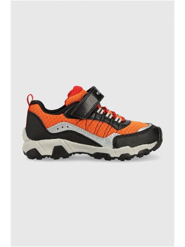 Dětské sneakers boty Geox oranžová barva
