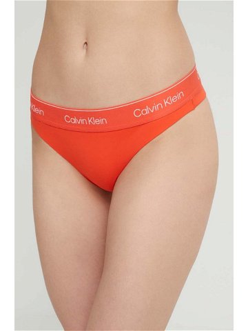 Kalhotky brazilky Calvin Klein Underwear červená barva