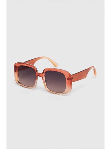 Sluneční brýle Jeepers Peepers oranžová barva