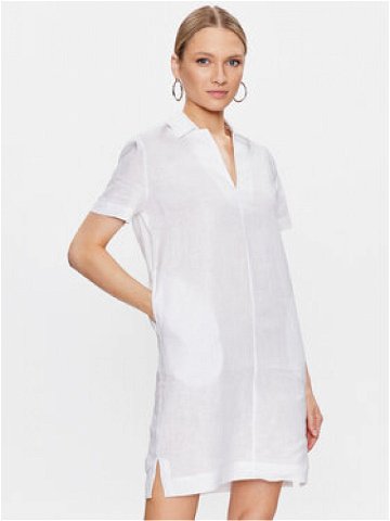 Calvin Klein Každodenní šaty K20K205604 Bílá Regular Fit