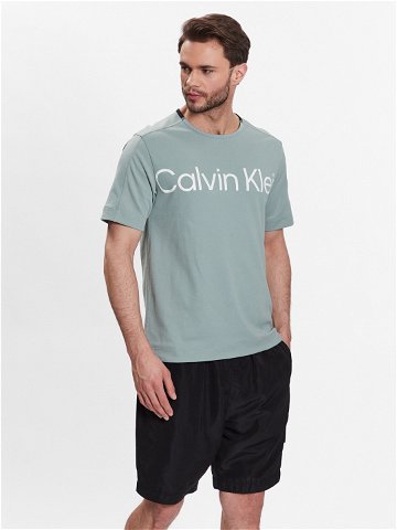 Calvin Klein Performance T-Shirt 00GMS3K102 Zelená Regular Fit
