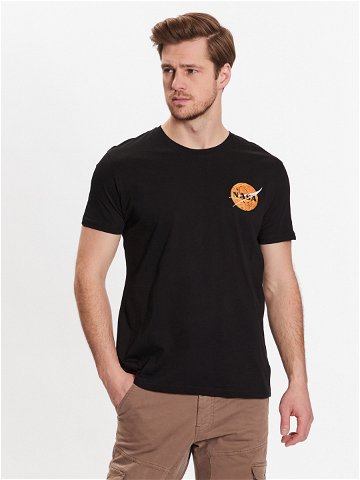 Alpha Industries T-Shirt NASA Davinci T 136508 Černá Regular Fit