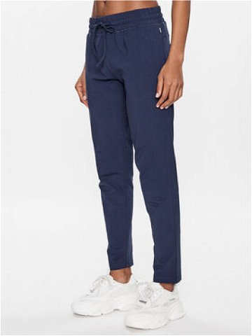 Seidensticker Pyžamové kalhoty Classic Long Pants Tmavomodrá Straight Fit