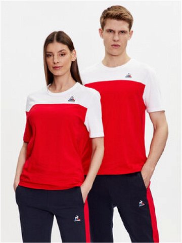 Le Coq Sportif T-Shirt Unisex 2310366 Červená Regular Fit
