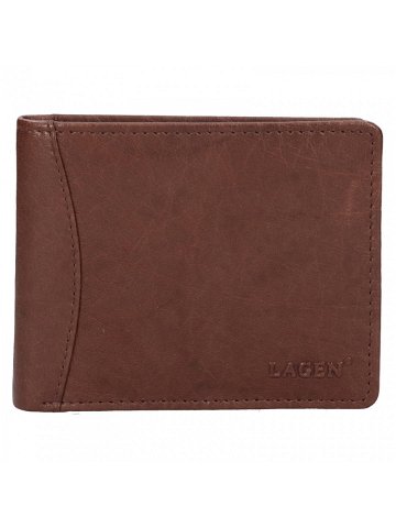 Pánská kožená peněženka Lagen Palleto – hnědá