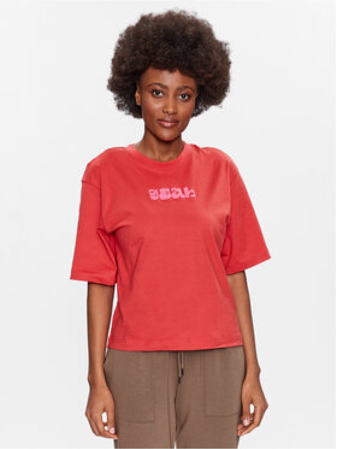 Outhorn T-Shirt TTSHF427 Červená Regular Fit