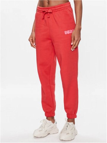 Outhorn Teplákové kalhoty TTROF178 Červená Relaxed Fit