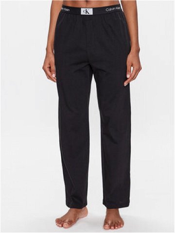 Calvin Klein Underwear Pyžamové kalhoty 000QS6948E Černá Relaxed Fit