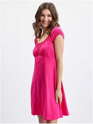 Tmavě růžové dámské šaty ORSAY