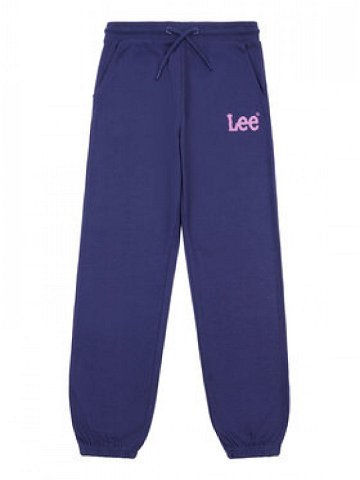 Lee Teplákové kalhoty Wobbly Graphic LEG5097 Modrá Regular Fit