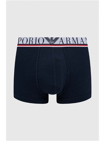 Boxerky Emporio Armani Underwear pánské tmavomodrá barva