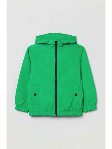 Dětská bunda OVS zelená barva