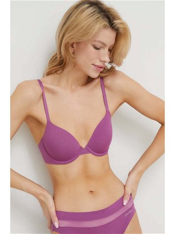 Podprsenka Calvin Klein Underwear fialová barva