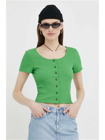 Tričko Levi s zelená barva